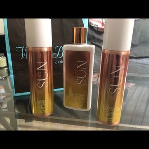 Bath and body works body bronzers and body lotion